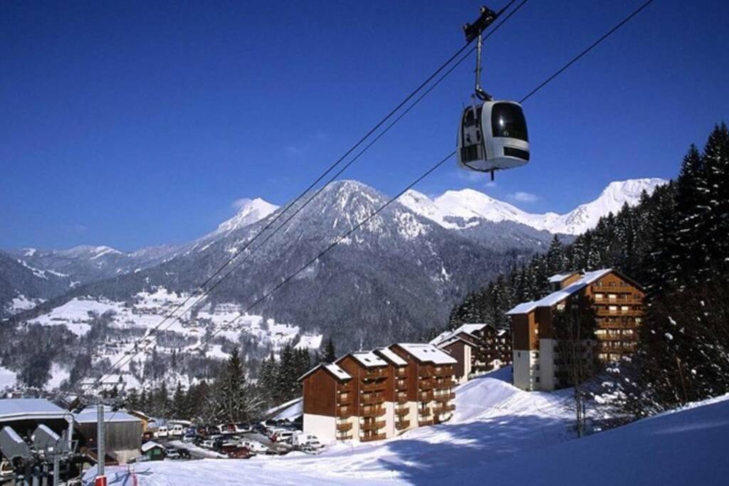 Le Pied Des Pistes A13, Joli Studio Tout Confort 4 Pers, Vue Vallee Imprenable, Draps Non Compris Saint-Jean-dʼAulps 외부 사진