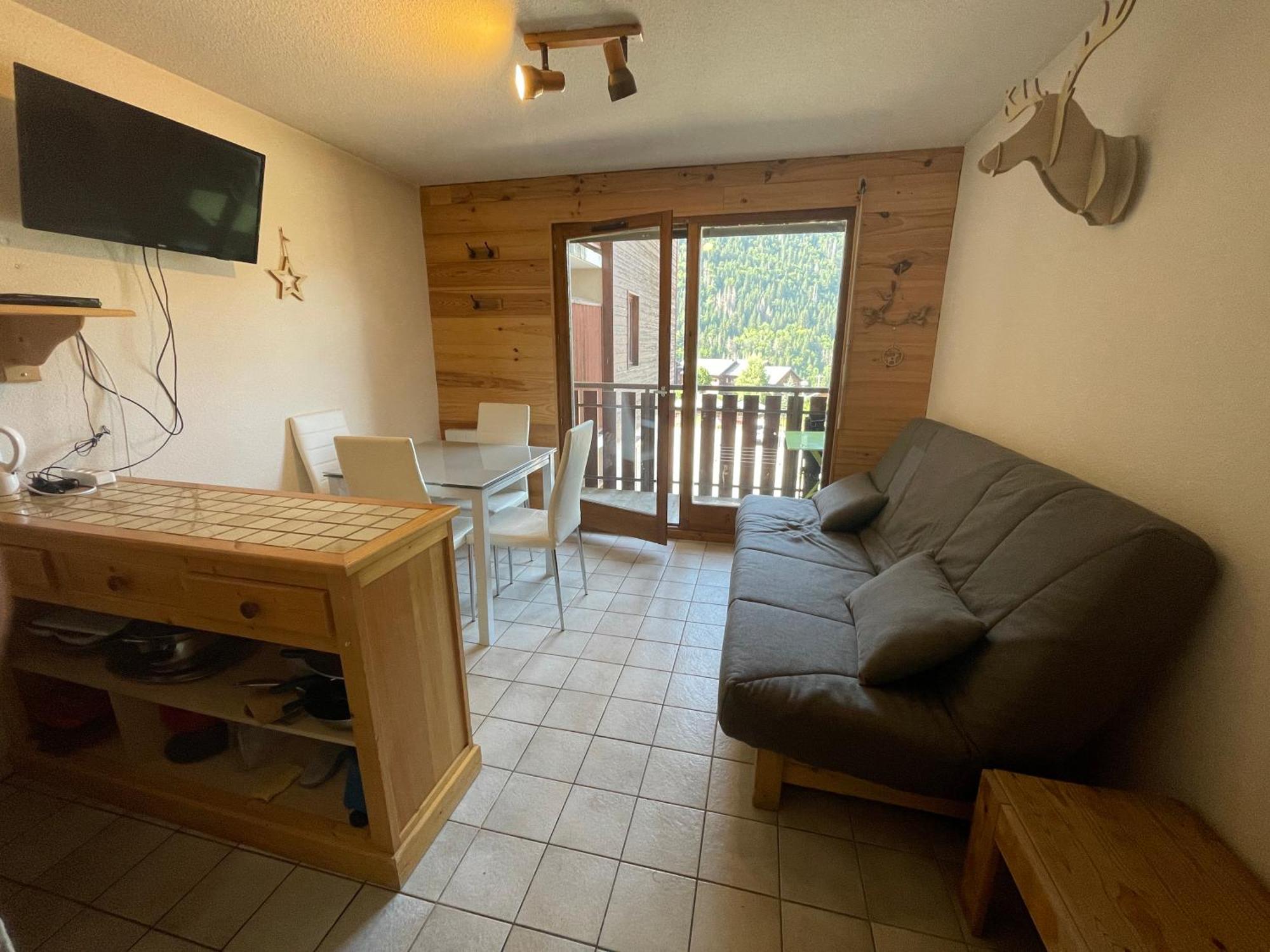Le Pied Des Pistes A13, Joli Studio Tout Confort 4 Pers, Vue Vallee Imprenable, Draps Non Compris Saint-Jean-dʼAulps 외부 사진