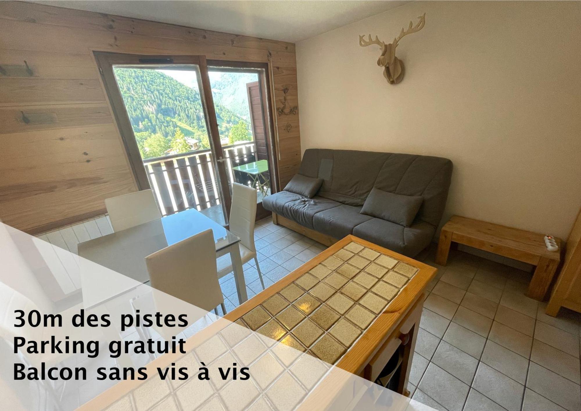 Le Pied Des Pistes A13, Joli Studio Tout Confort 4 Pers, Vue Vallee Imprenable, Draps Non Compris Saint-Jean-dʼAulps 외부 사진